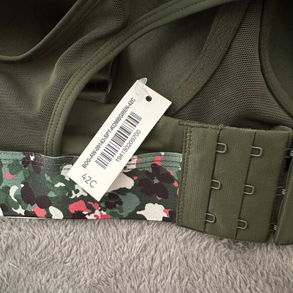 NWT Adore Me Green Sports Bra Women's size 42C 42 C - Picture 4 of 5